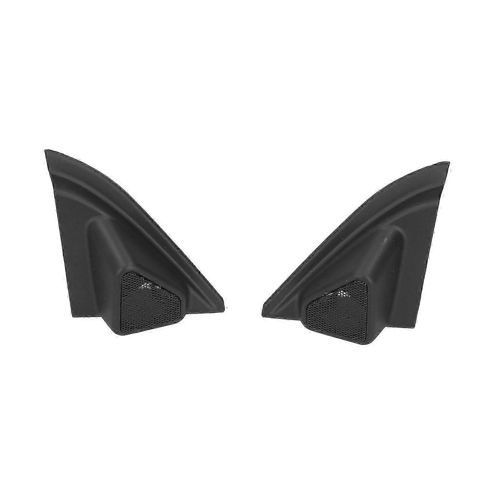 2pcs Car Speaker Tweeter Trim Cover with Mounting Bracket Black Replacement for Corolla 2014