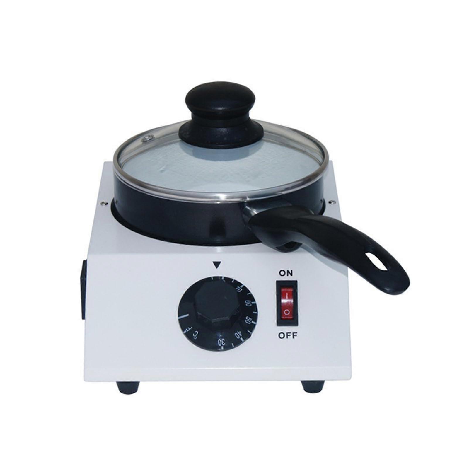 Chocolate Melting Machine with Adjustable Temperature Control and NonStick Pan for Candy Making