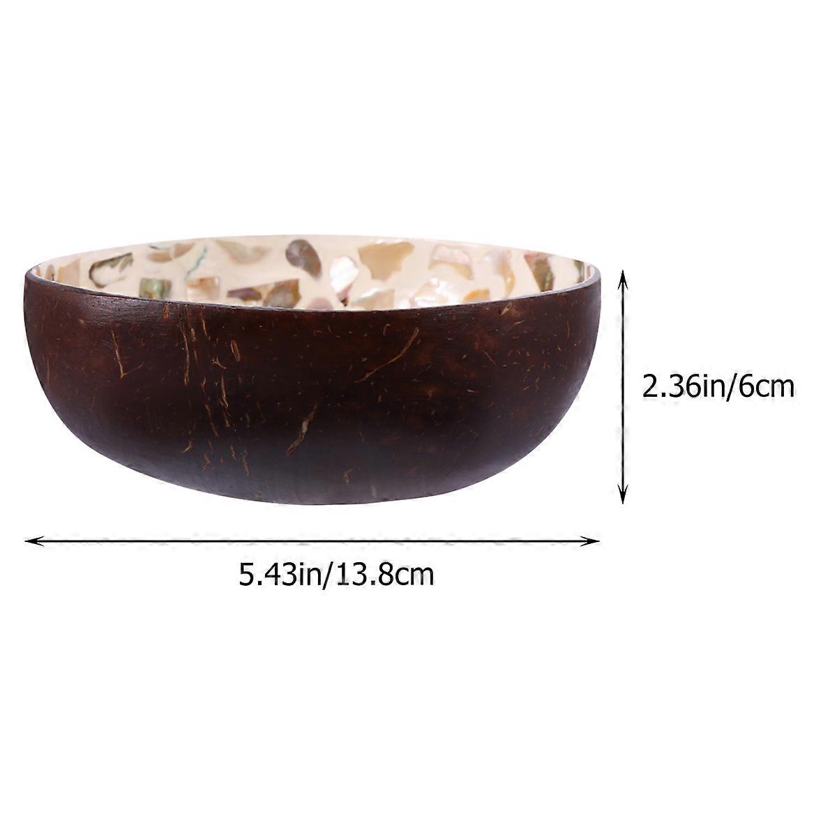 Coconut Storage Bowl Candy Container for Storage 1Pcs Natural Coconut Shell Bowl