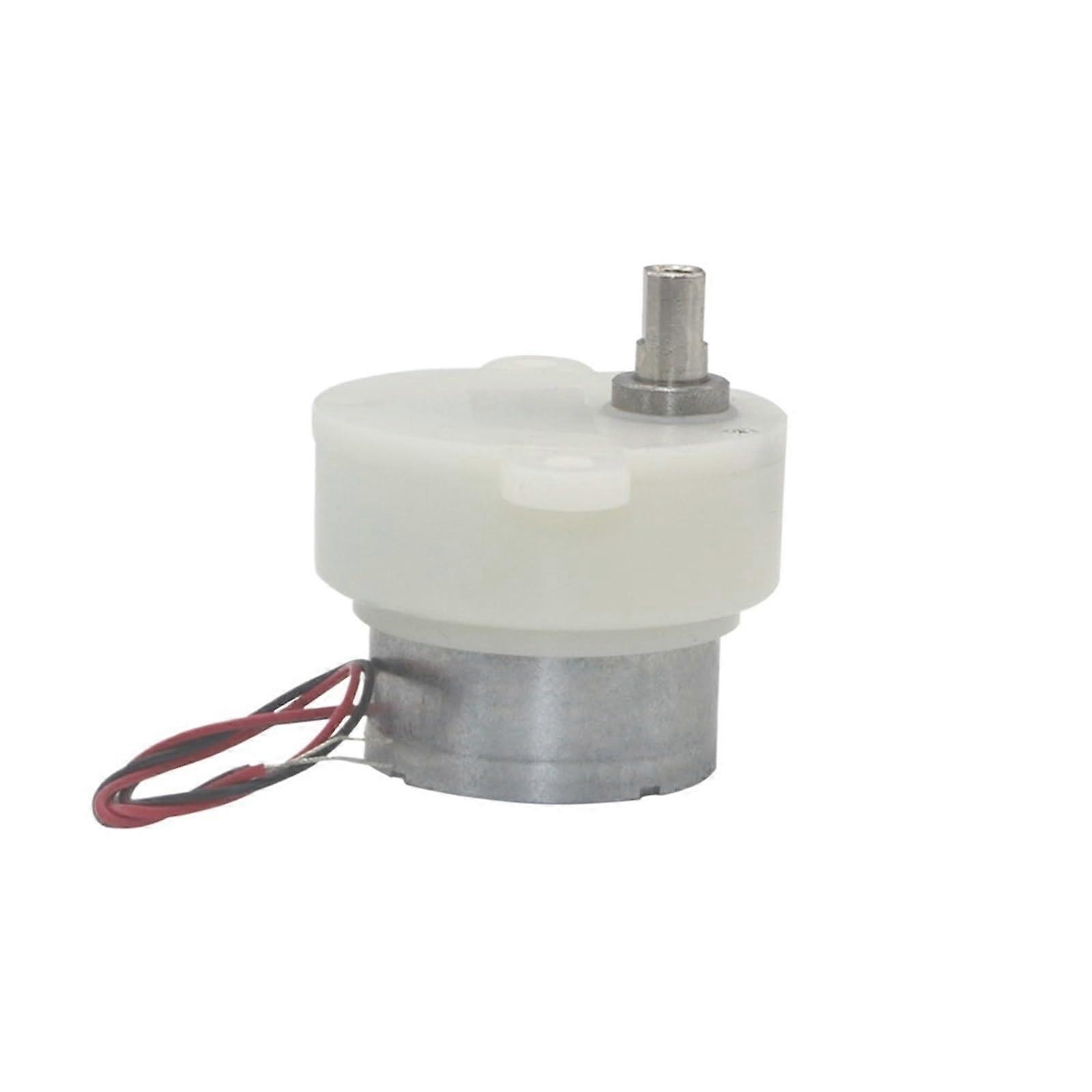 JS30 6V DC Micro Gear Motor 5RPM Low Noise Durable Plastic Gear Reduction for Precise Control