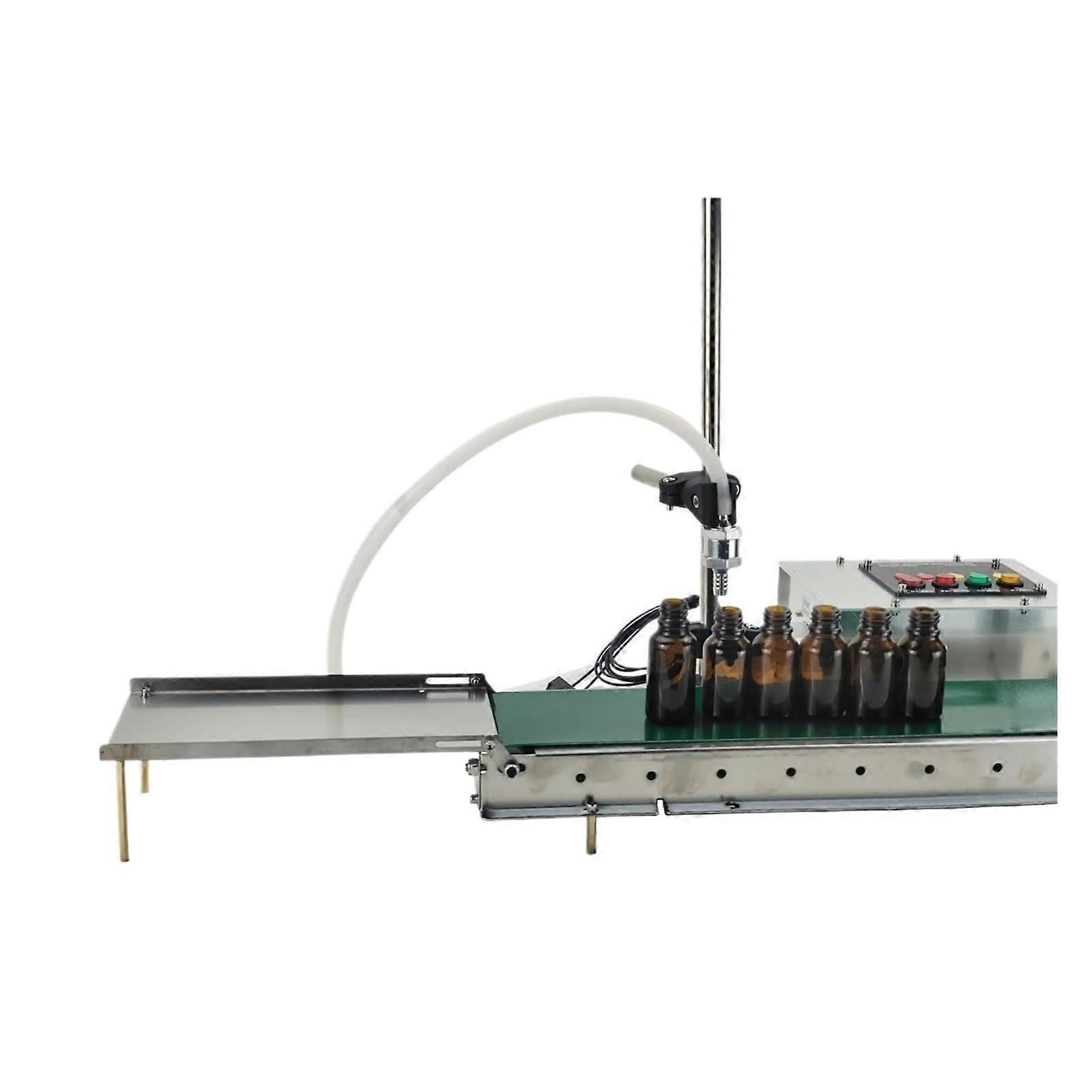 Automatic Liquid Filling Machine with Conveyor, Single Head Smart Sensor  Precision for Bottles