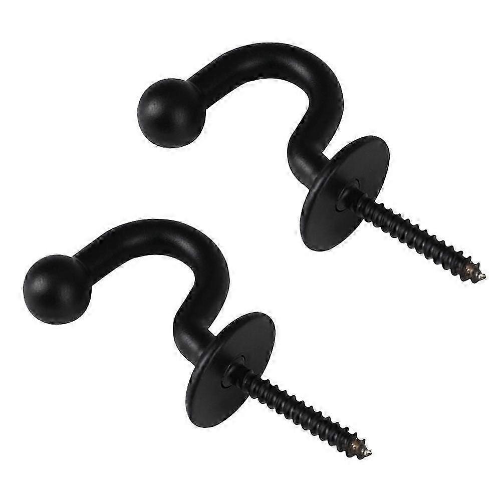 2pcs Curtain Tiebacks Wall Hooks Decorative Holdbacks Exquisite Holder for Window Draperies Curtains Drape