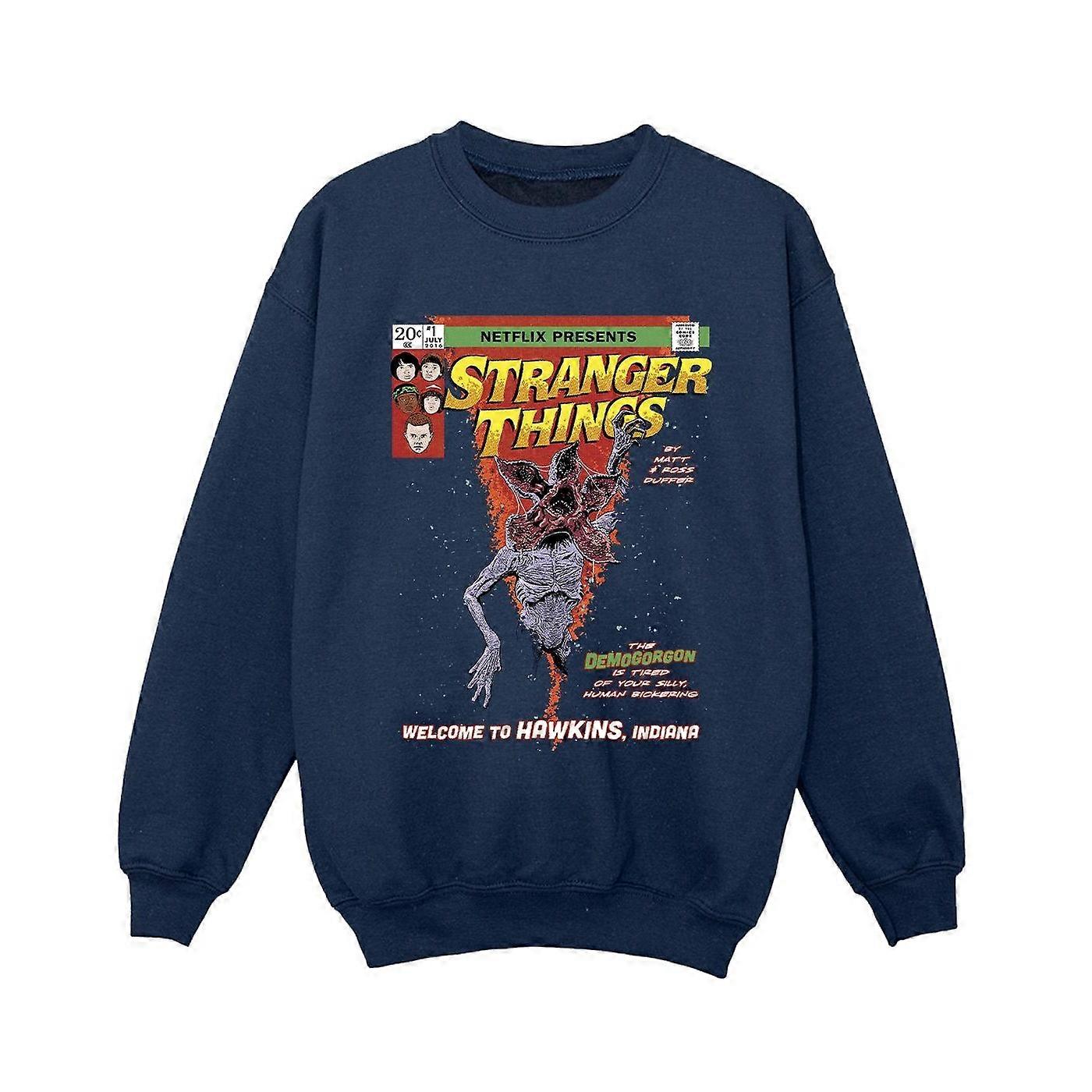 Netflix Boys Stranger Things Comic Cover Sweat-shirt