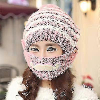 Cycling Cold Mask Knitted Hat