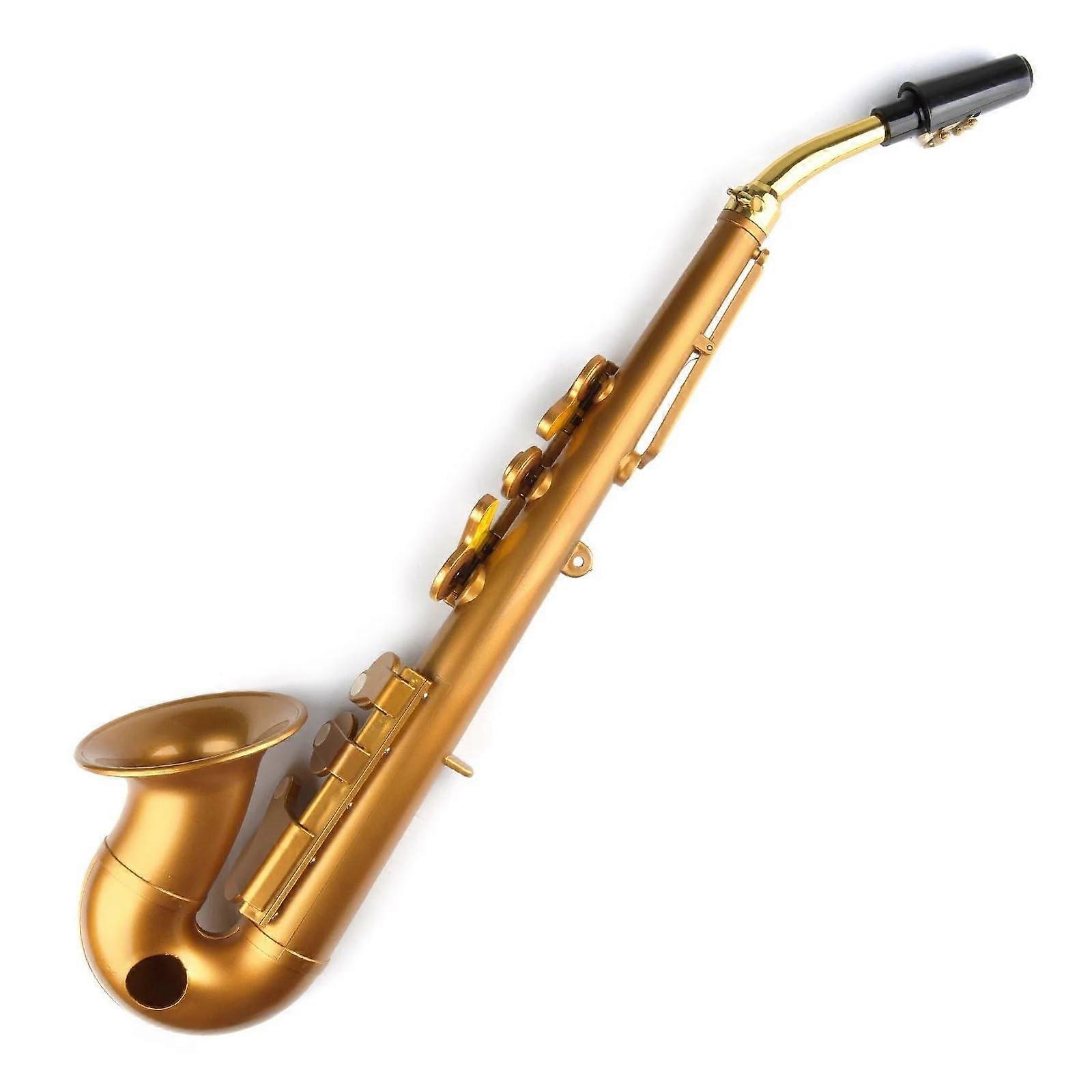 Bb Saxophone for Beginners Clear Tone Lightweight Plastic with Case Accurate Intonation