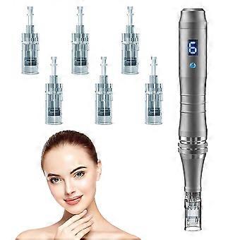 Microneedling stempelpen, Derma Stamp pen, 0,25 mm DermaStamp systeem, Derma Roller