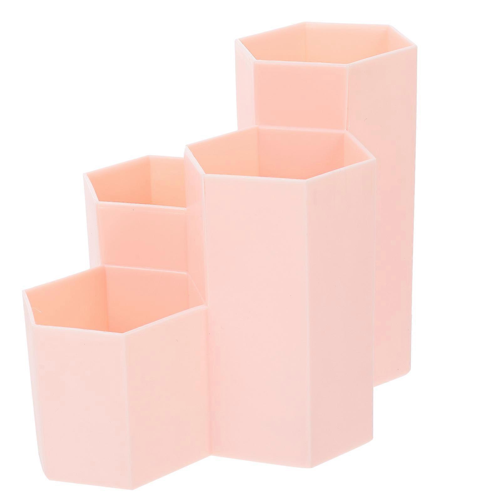Makeup Brush Holder Pen Storage Holder for Storage PP Pink