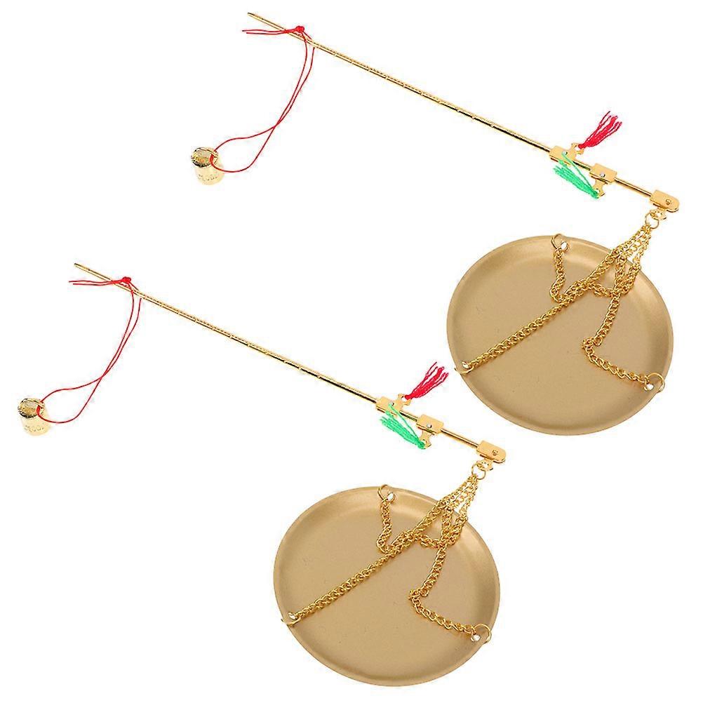 Medicine Scale Copper Daily Use Weighing Tool 2Pcs Multi-Function Scales