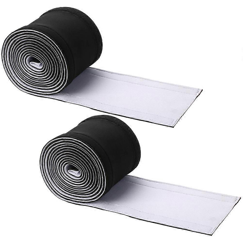 Cable Organizer Sleeve Neoprene Cuttable Length Cord Protective Organizer Computer Setup Black 2Pack