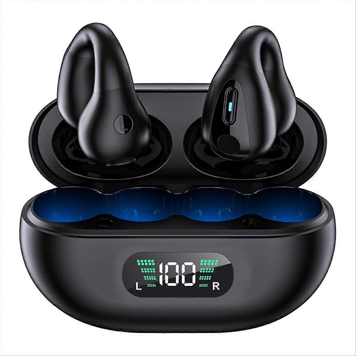 Headset Does Not Enter the Ear Bone Conduction Clip-Ear Motion B