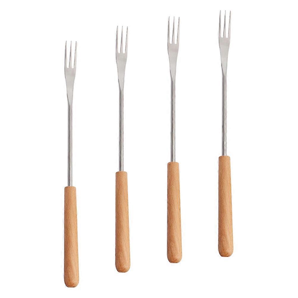 Marshmallow Roasting Sticks Stainless Roasting Fork for 4Pcs Use