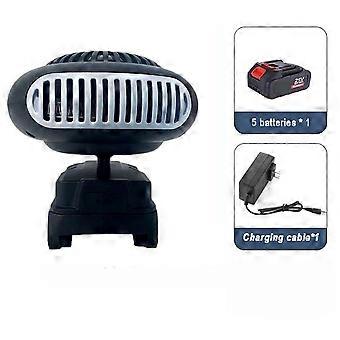 Portable Lithium Battery Heater with Included Batteries and Charging Cable - Compact Personal Warmer for Home, Office, and Outdoor Winter Use