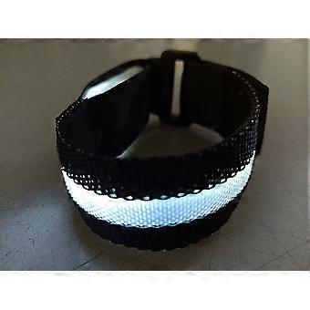 Bracelet lumineux LED unisexe, phosphorescent à 3 modes, réfléchissant pour la course nocturne, le vélo, le camping, les fêtes – Convient à toutes les tailles de poignet