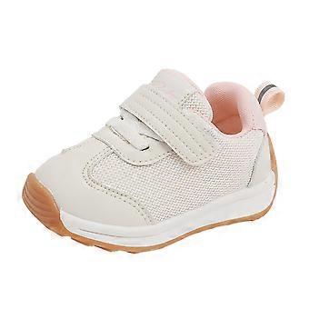 Baby-Sneaker, modischer Trend, einfarbig, vielseitige Sportschuhe, atmungsaktives Dual-Mesh, nicht für Kleinkinder geeignet, süße und vielseitige Kinder-Sportschuhe