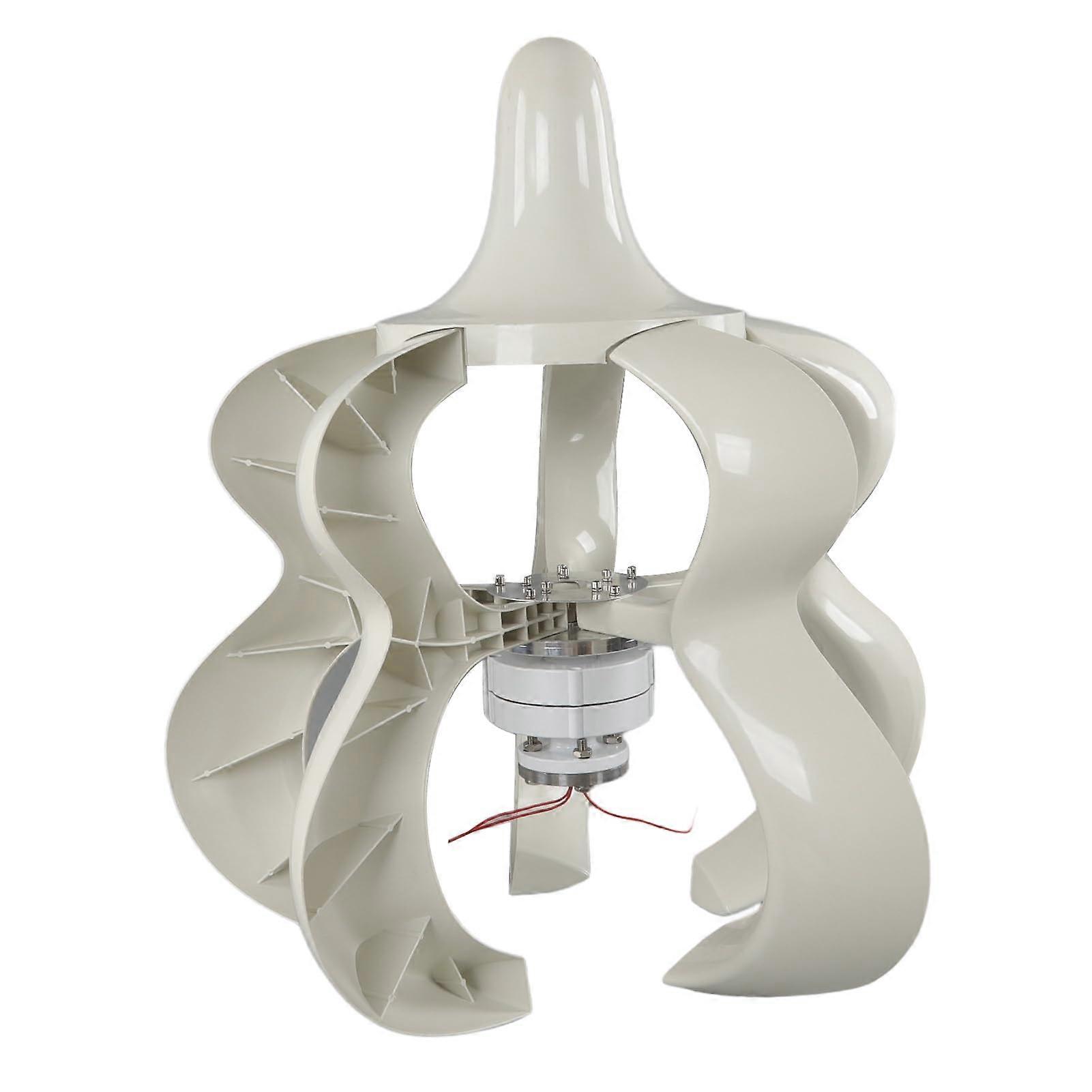 400W 12V 24V Vertical Wind Turbine Kit 5 Blade Axis Generator with Controller for Efficient Power