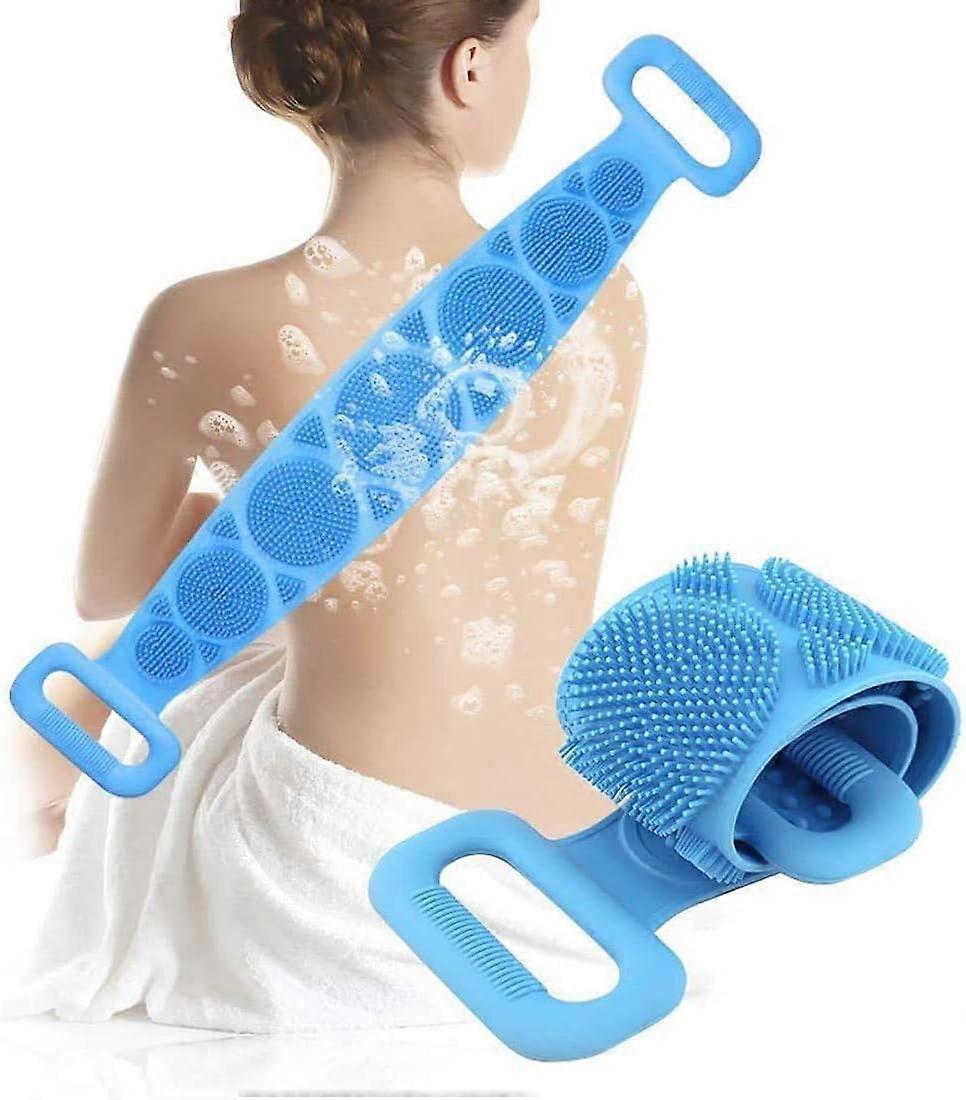 Double-Sided Silicone Shower Brush