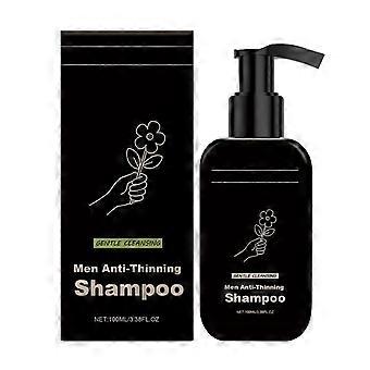 Shampoo volumizzante per uomo per capelli fini e diradati e controllo della forfora, formula a base vegetale (5 pezzi)