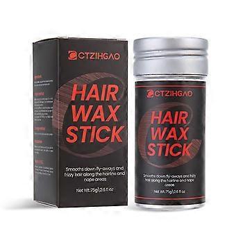 Hair Wax Stick  Smooth Slick Stick for Flyaways & Frizzy Hair, Non-Greasy Paste Texture, Quick-Dry Formula, Ideal for Hair Buns & Styling, 75g/2.6fl.o
