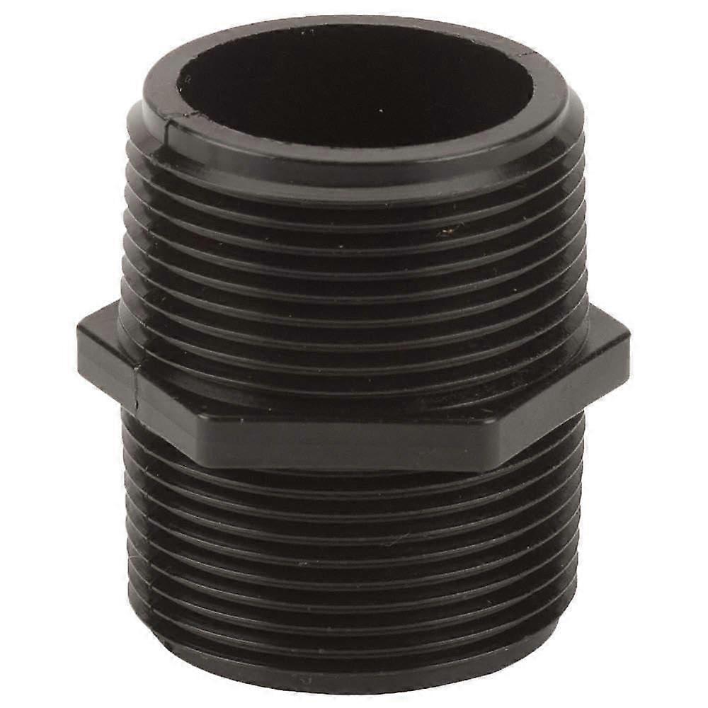 1 1/4 Inch Hex Nipple Schedule 80 Pipe Fitting, Secure Threaded Connection, TwoPiece Pack
