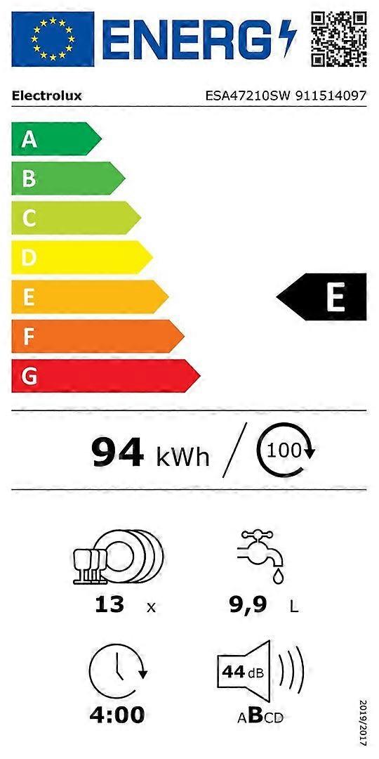 Electrolux Esa47210sw Geschirrspüler
