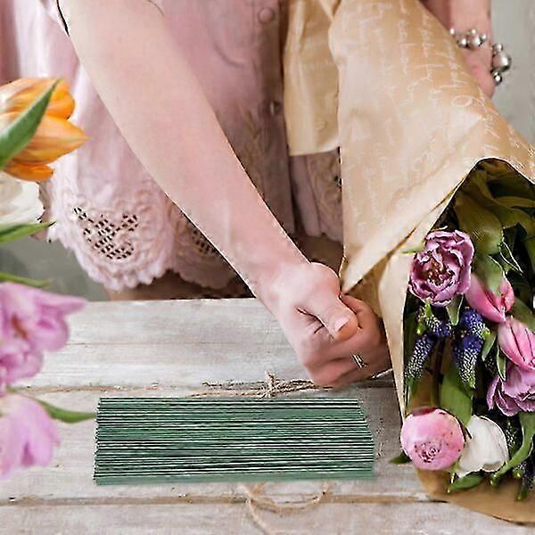 SLKXV Flower stem wire, cuttable and bendable, 100pcs, flower stem support