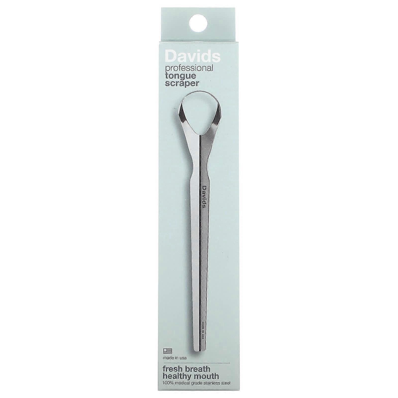 Davids, Professional Tongue Scraper, 1 Scraper