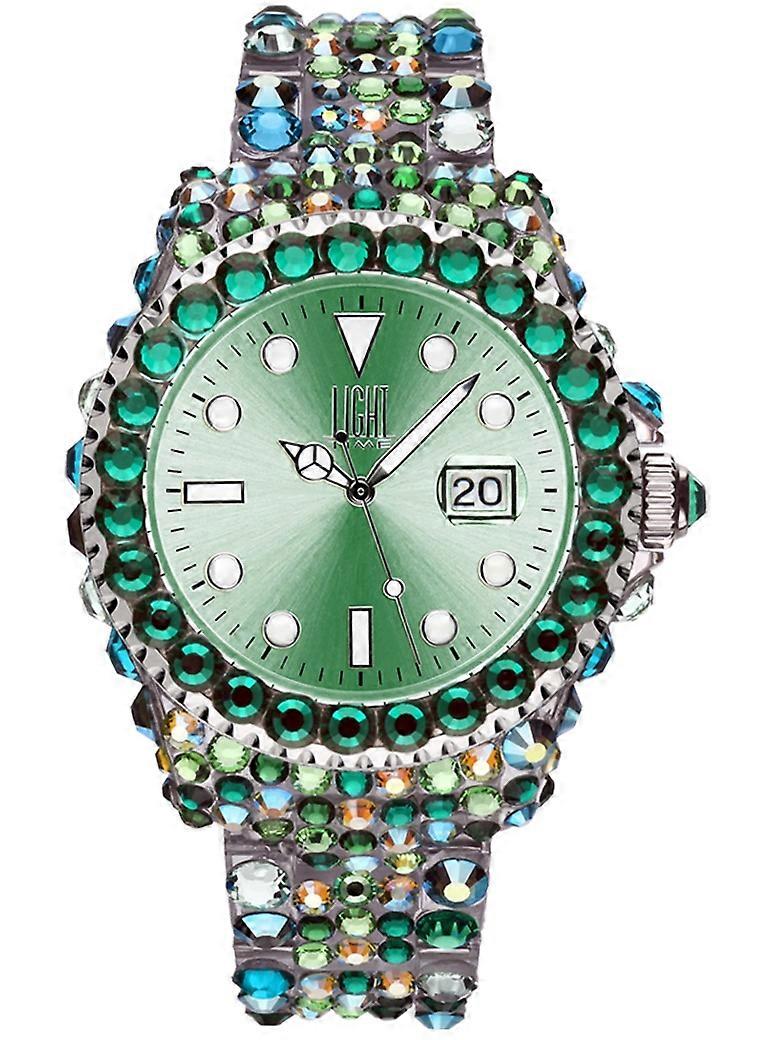 LIGHT TIME MEDITERRANEO - Full Strass / Green