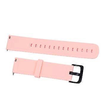 20mm Quick Release Watch Strap Silikon Watchband Kompatibel för Bip (Rosa)