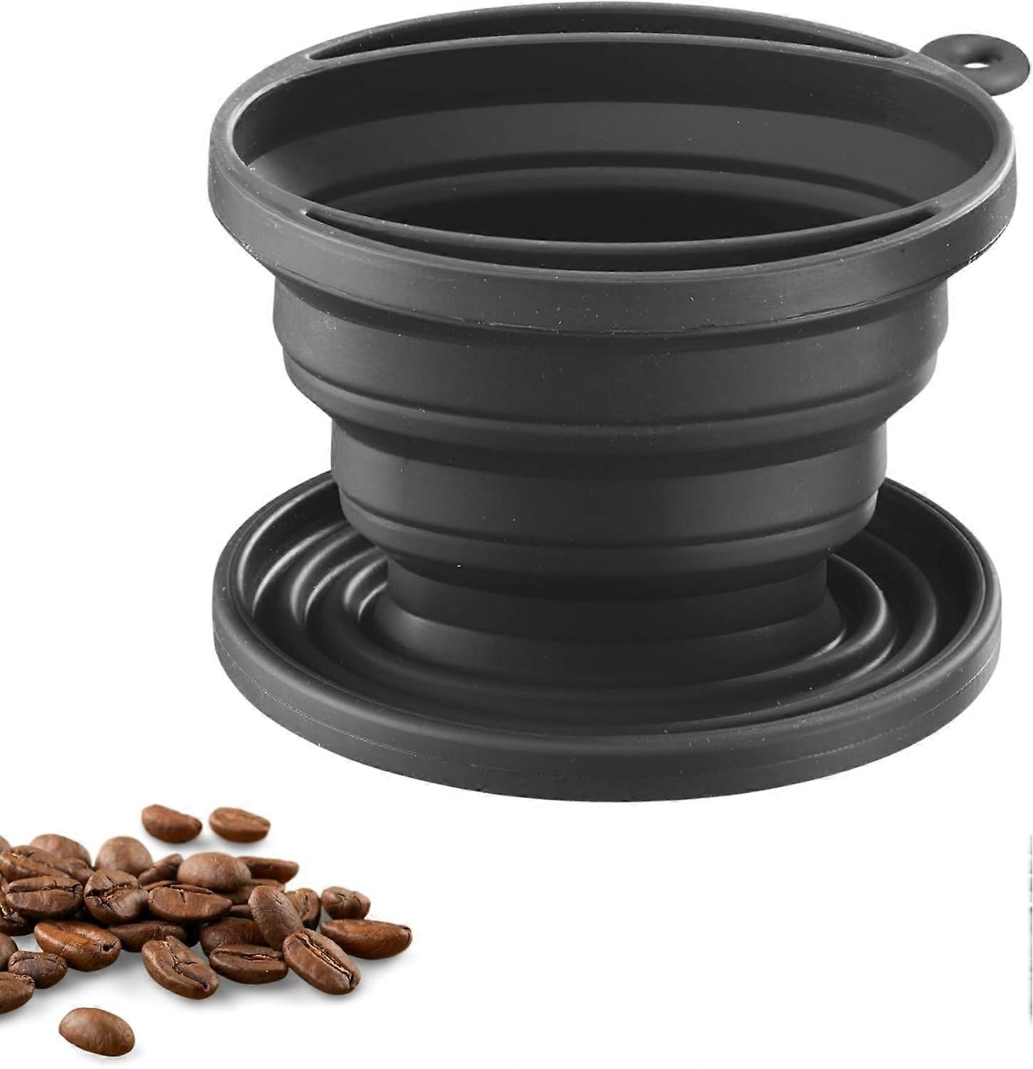 Collapsible silicone coffee filter - Handheld coffee filter - Reusable