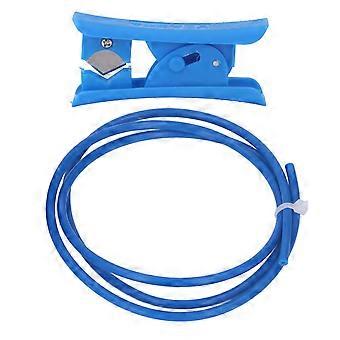 3D-Drucker-PTFE-Schlauch, 3 Meter, hitzebeständig, 3D-Drucker-Zubehör-Set mit Schlauchschneider für 1,75 mm Filament, Blau