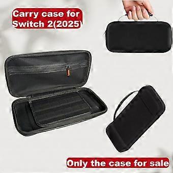 Custodia per console portatile 2025, astuccio rigido portatile in EVA per 12 cartucce di gioco, con maniglia a cerniera.