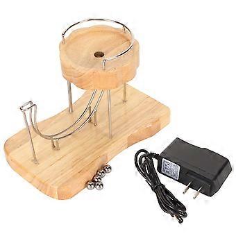 Perpetual Motion Machine Stable Base Sturdy Wood Stress Relief Perpetual Energy Toy for Table US Plug 100?240V