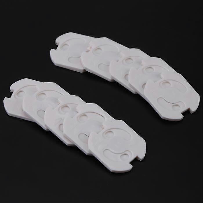 10Pcs Rotating Childproof Socket Covers - CUQUE - EU - White - From 6 months