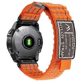22mm Uhrenarmband für Garmin Fenix 8 47mm / Fenix E 47mm / Quatix 7 Pro Magic Tape Nylonarmband