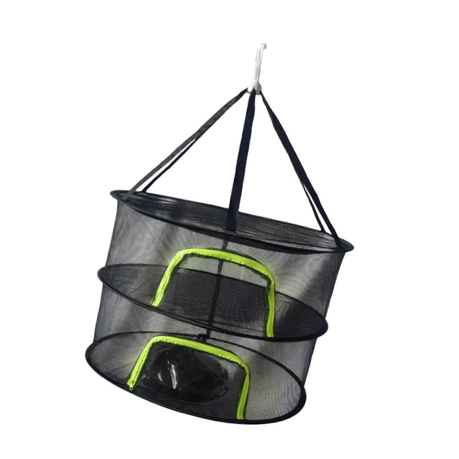 Expandable Laundry Drying Rack For Fruits Vegetables Fish And Clothing Convenient Hanging Net Space Saving Design Multicolor