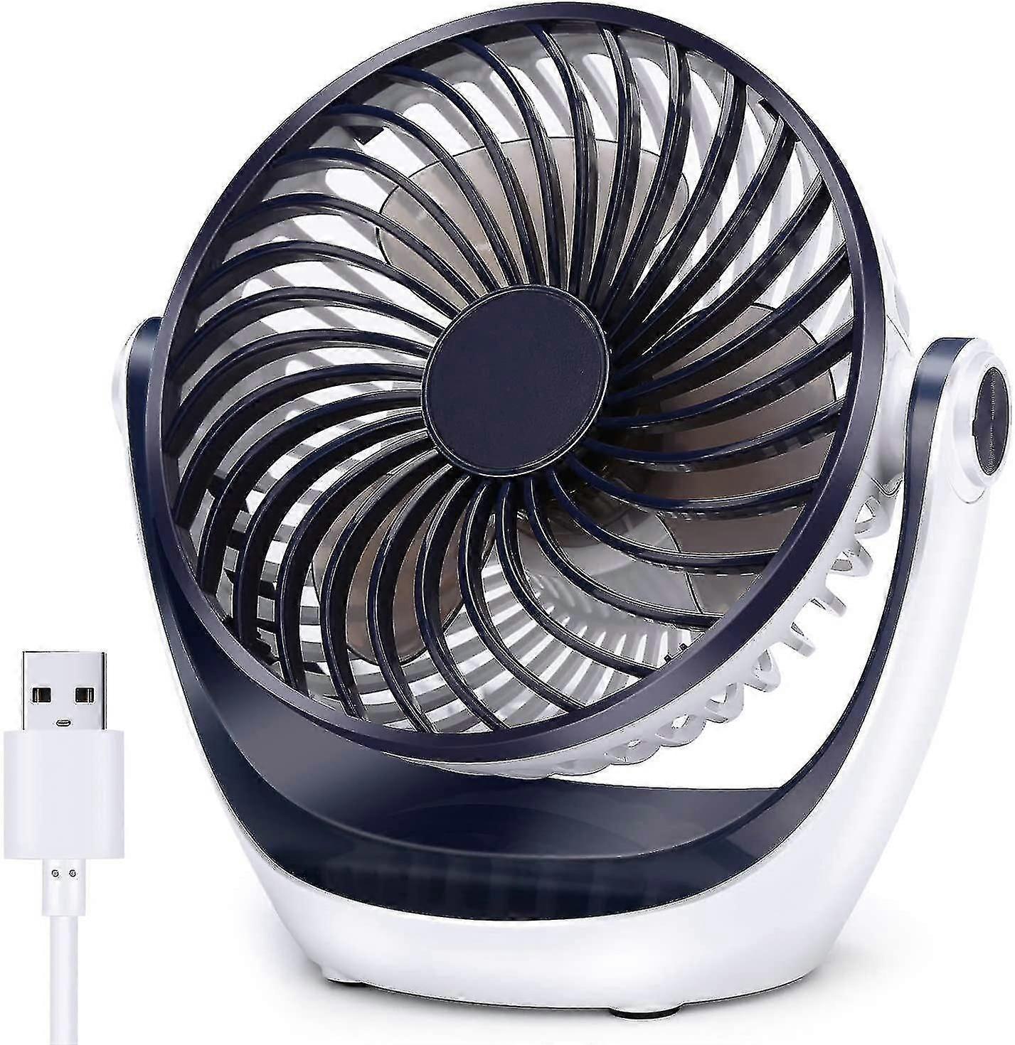 Desk Fan Small Table With Strong Airflow Quiet