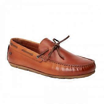 Base London Heren Brooks Driver Leren Loafers