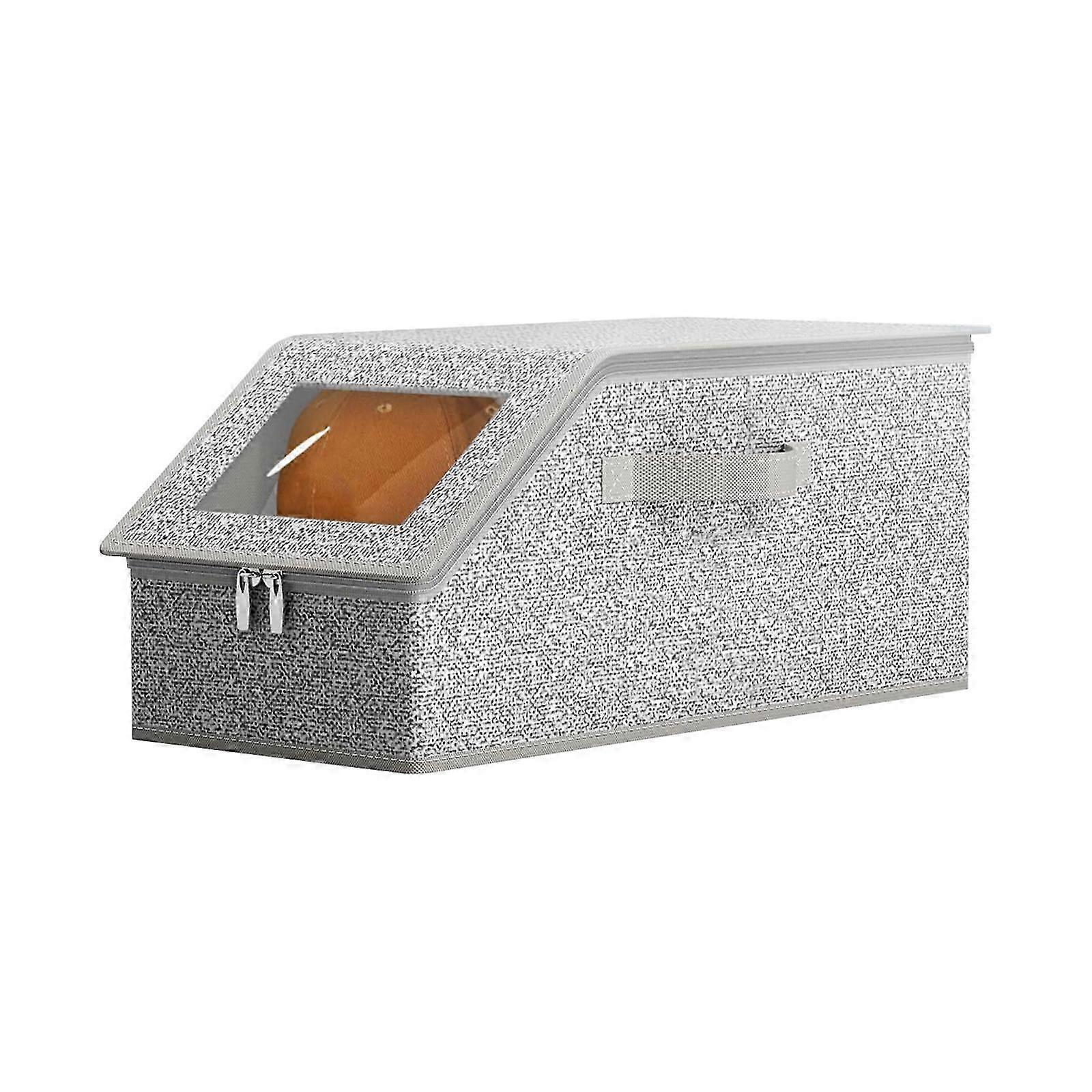 Baseball Cap Storage Box Visible Window Design Sealed Zipper