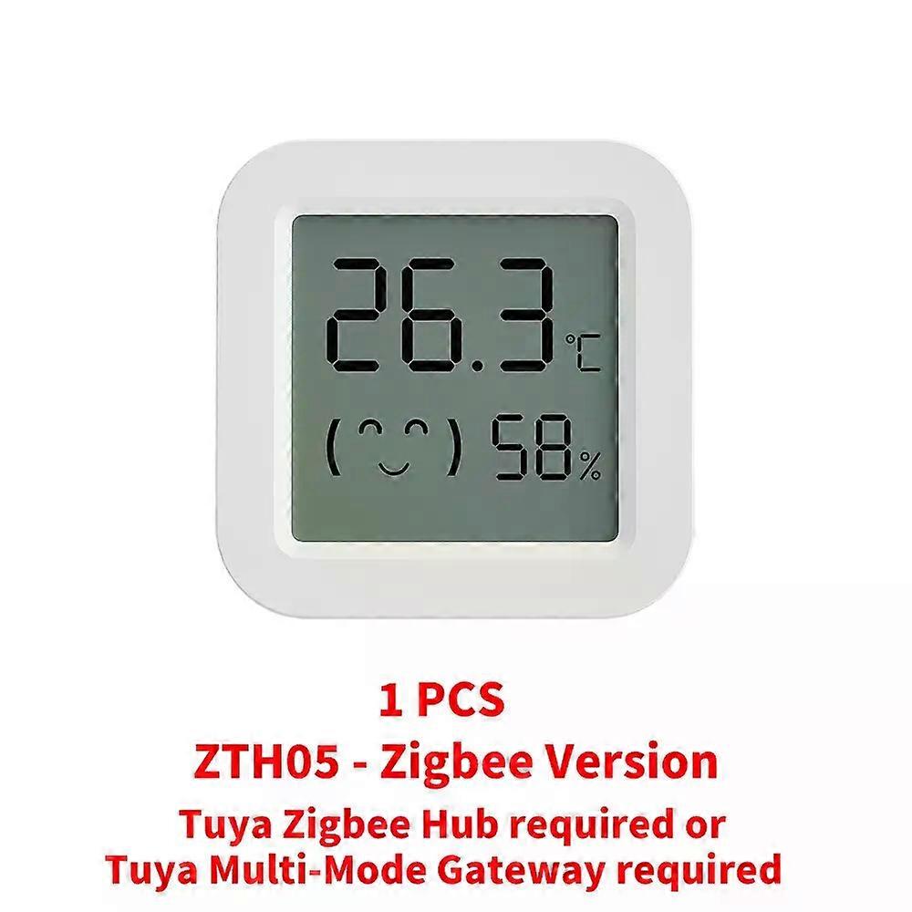 Zigbee Temperature Humidity Sensor, Thermometer Hygrometer, LCD, CR2032 Battery