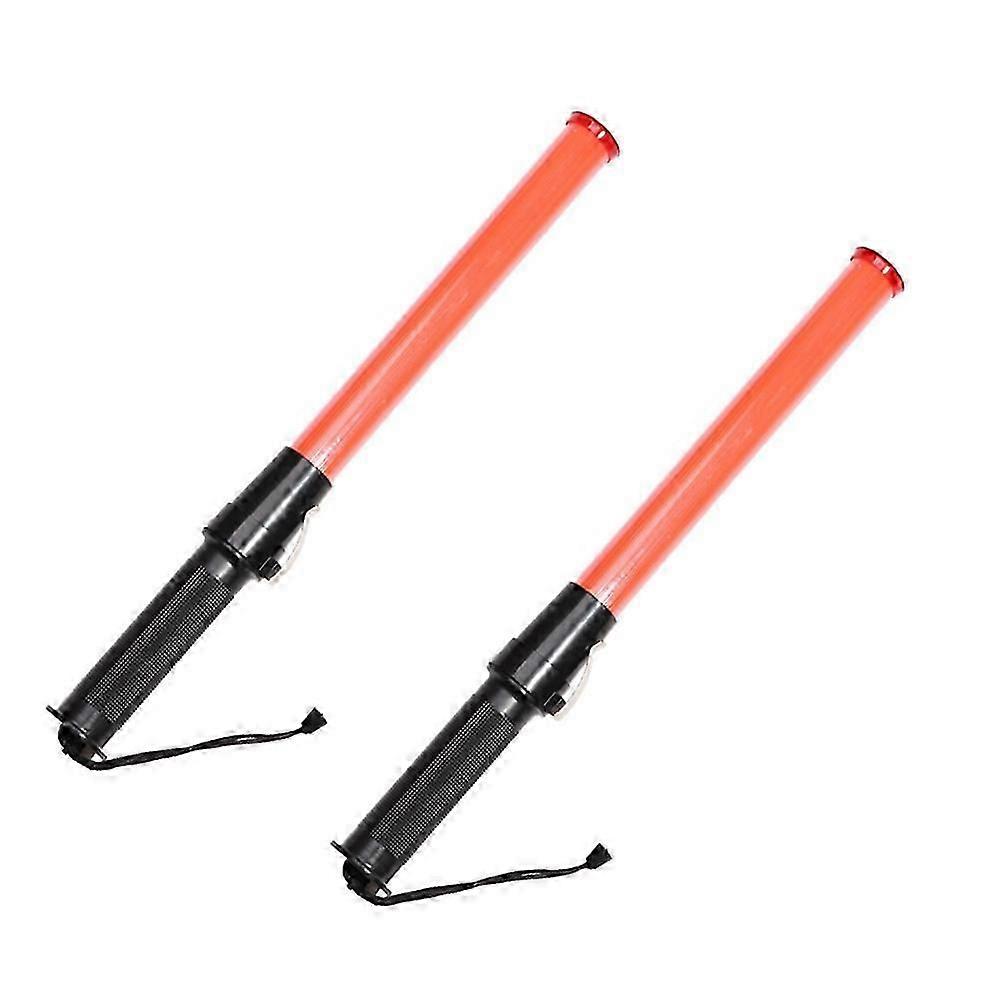 2pcs 43CM traffic baton, LED warning light