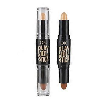 Vattenfast highlighter- och contouring-stift, kräm- till puderfinish för långvarig makeup