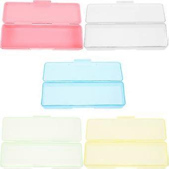 Eyelash Tweezer Case Holder Storage Organizer for Manicure 5Pcs