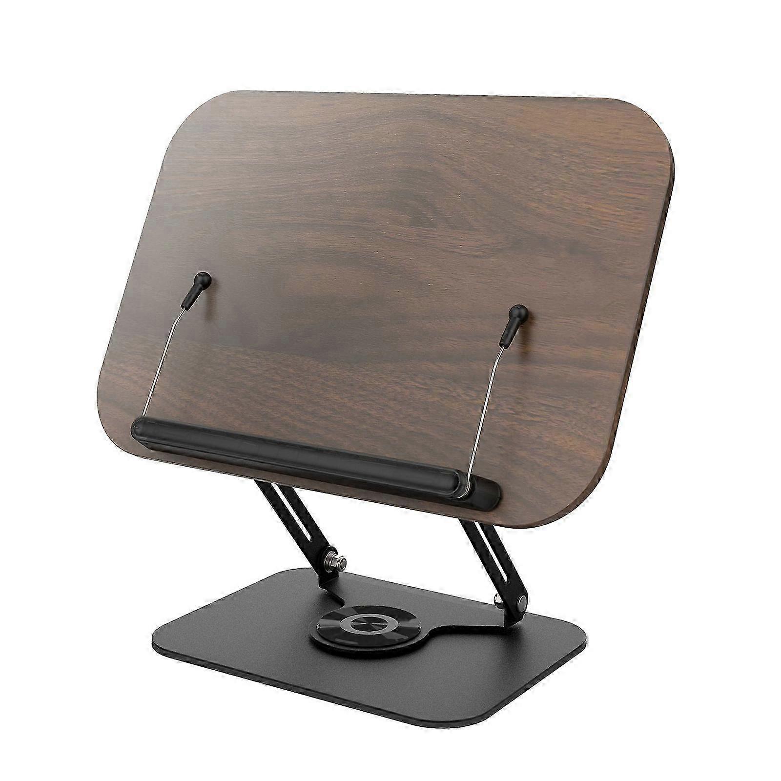 Portable Laptop Computer Stand Risers with Flexible Viewing Angle, Space Saving Foldable Frame for Tablets and Notebook