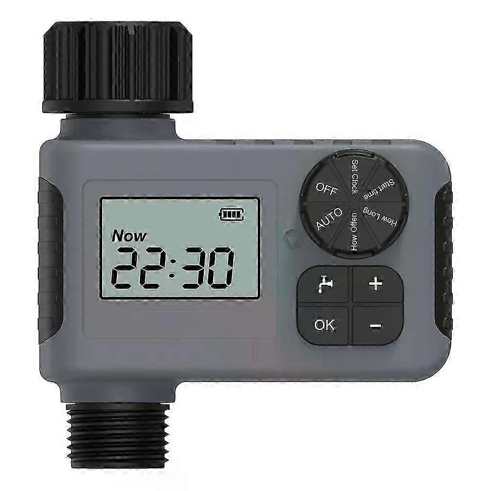 Automatic Water Timer 2-Outlet Garden Irrigation Watering System Sprinkler Programmer Smart LCD Digital Watering Timer Tools