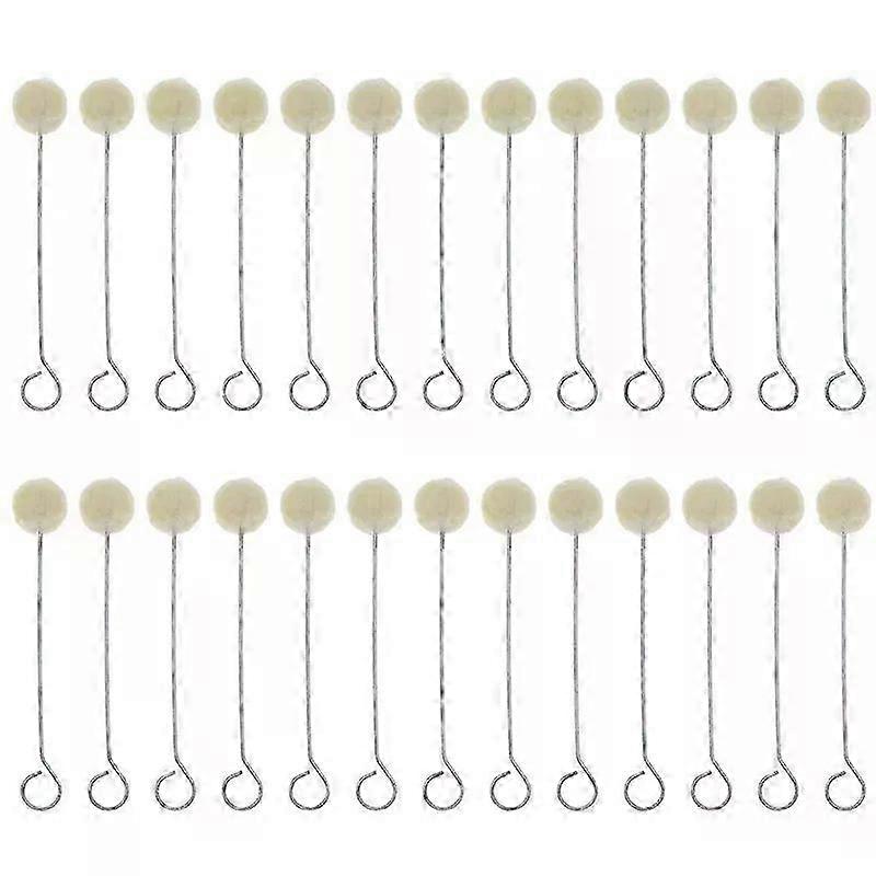 Wool smudge ball Brush leather dyeing tool DIY craft project dyeing