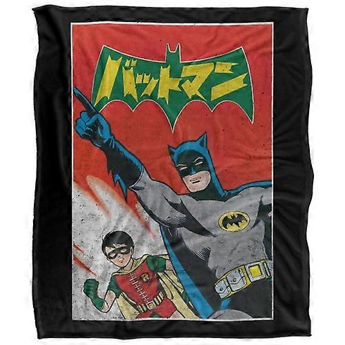 Batman Robin Kanji Big Logo Blanket