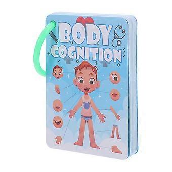 Early Learning Cards 1Set Body Parts Recognition for Toddler Education