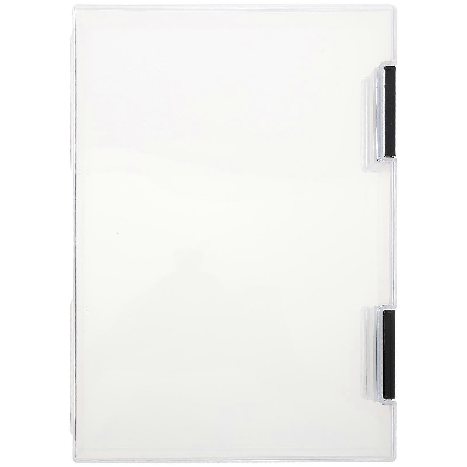 A5 Document Organizer Storage Box for Storage Use 1Pcs Transparent Plastic