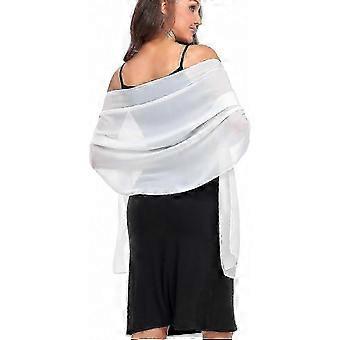 Elegant Chiffon Wraps & Shawls Perfect for Women's Evening Gowns, Bridal Wear, and Special Occasions