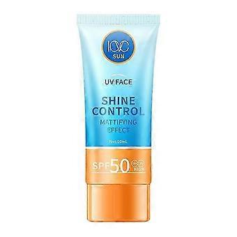 Sun UV Sunscreen Face Shine Control Cream for Mattle Look SPF 50, Hydrating Lightweight Sunscreen With Broad Spectrum UV Defense, Non-Greasy, Travel S